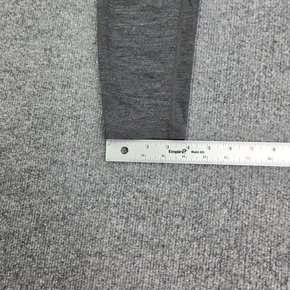 Icebreaker Bodyfit Zone Leggings Mens L Gray Merino Wool Base Layer Pants